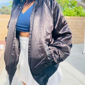 BLACK BOMBER JACKET
